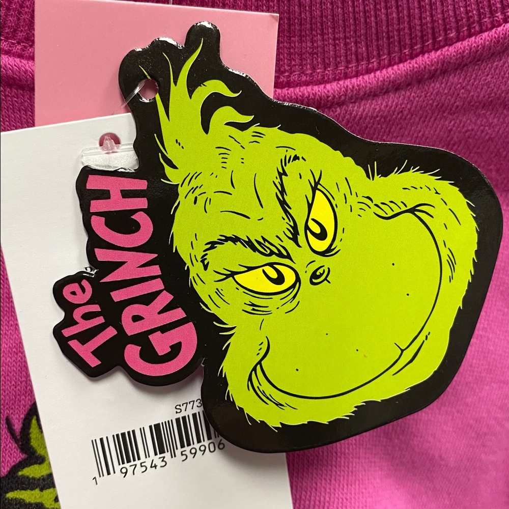 Pink Grinch Graphic Sweater - Picture 2 of 3